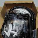 Wallmaster Garage Hooks Organizer Kit,12 Pack Adjustable Heavy Duty Shelving Hook,Wall Mount Utility Steel Garage Organization (Black)