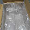 Set of 8 Clear Plastic Storage Bins, 4 Large and 4 Small Stackable Storage Containers for Pantry Organization and Kitchen Storage Bins,Home Edit and Cabinet Organizers