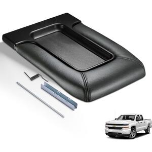 BDFHYK Center Console Lid Replacement Kit Compatible with Cadillac Compatible with Chevrolet and Escalade Avalanche Silverado Suburban Tahoe Sierra Yukon Yukon XL & 924-811 19127364 19127365 19127366 (Dark Grey)
