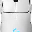 Logitech G PRO 2 Lightspeed Wireless Gaming Mouse, Right- or Left-Handed Mouse with up to 4 Customizable and Switchable Magnetic Side Buttons, 44K DPI Sensor, USB-C Charging, for PC/Mac - White