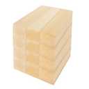 LDHHYH 12 Pack Basswood Carving Blocks Set, 5 x 1.5 x 1.5 Inch Unfinished Wood Blocks for Crafts, Unfinished Wood Squares Wooden Blocks for DIY Carving, Crafting and Whittling