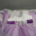 Flower Girl Dresses for Wedding Lace Appliques Princess Pageant Dress Tulle First Communion Dress for Girls, Size 8