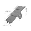 Happyyami Imitation Flexible Garden Edging Border for Flower Beds Landscape Design Easy to Install Fencing (Gray)