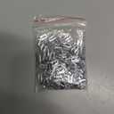 PATIKIL 100Pcs 5mm 3/16inch Width Spiral Boning Tips for Sewing, Galvanized Carbon Steel Corset Boning Tips Covers End Cap for Costume Bridal Dress, Silver Tone