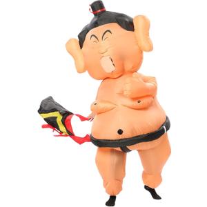 Sumo Wrestler Fat Suit, Full Body Inflatable Costume for Party, Adult Size (Mr. Toyota)
