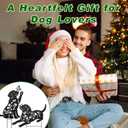 Metal Dog Garden Decor for Outside, 17 Inch Labrador Dog Gifts for Women Men, Rust-Proof Garden Stakes Black Silhouette Yard Art Statues, Yard Decorative for Patio Lawn Ornaments, Set of 2