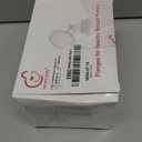 Nenesupply 19mm 2 pc Flanges Compatible with Spectra S2 S1 9 Plus Synergy Gold Breastpump Replacement to Spectra Pump Parts Flange Accessories Wide Mouth Work with Valve Backflow Protector Bottle