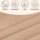 Mens Slim Fit Golf Pants, Lightweight Comfortable Dress Pants Slacks Trousers for Work & Casual with Pockets, 30"/32"/34" (Beige)