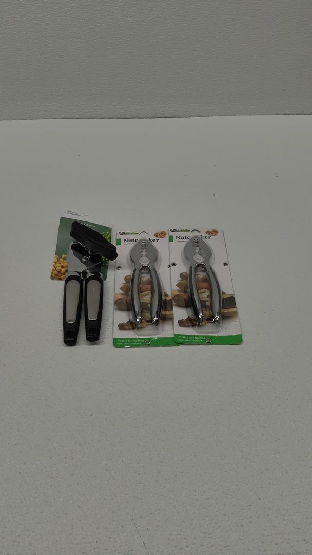1.Culinary Elements Can Opener 2. PC NUTCRACKER, Culinary Fresh