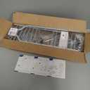 Aluminum Alloy Hanging Shower Caddy for Handheld Shower Heads,Rustproof Hose Shower Organizer 4 Levels Height Adjustable Shower Rack with Hooks,Razor Holder,Soap Holder