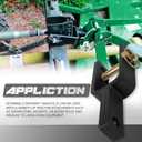 Camoo Versatile Quick Hitch Adapter Used to Adjust Top Link Bracket Movements Fit for Category 1, 3-Point Quick Hitch
