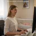 2.4G Wireless Keyboard and Mouse Combo with Silent Touch, One-Key to Switch Windows, Mac OS, Quiet Soft Click, Compact Full-Size (98 Keys) Typewriter Keyboard for PC, Desktop, Laptop, MacBook- White