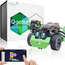 Robobloq Q-Scout STEM Projects for Kids Ages 8-12, Coding Robot, Learn Robotics, Electronics and Programming Based on Scratch, Arduino and Python, Learning & Education Toys, Gifts for Boys and Girls