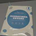 Bassinet Sheet 4 Pack for Baby Boys or Girls, Bassinet Sheets Ultra Soft Universal Fit for Most Rectangle, Oval, Hourglass Bassinet Mattress, Bassinet Sheets, Grey