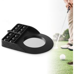 New Golf Putting Cup  Non-Slip Silicone with Pop It Design, Putting Hole for Indoor, Outdoor & Green Practice, Great Gift & Putting Training Aid (Black)