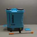 Battery Powered Backpack Sprayer 4 Gallon, 0-100 PSI Adjustable Pressure Sprayer Compatible with Makita 18V Battery, Electric Sprayer with Wand, 5 Nozzles, 2.6Ah Battery&Charger Included