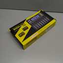 18650 Battery Charger, MIEKLALE 8+2 Bays Smart Universal Battery Charger with LCD Display for Rechargeable Batteries Li-ion LiFePO4 RCR123 16340 26650 10440 14500 & 9V, NiMH NiCd AAA AA(8+2Slots)