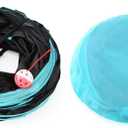 GLEAVI Cat Foldable Tunnel S-Shaped Four-Way Interactive Pet Tube for Indoor Cats Kitten Play and Exercise