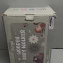 Joyreal Adjustable Wooden Baby Push Walker for Toddlers