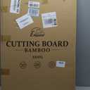 Empune 30" x 20" Turkey Carving Board, Bamboo Cutting Boards for Kitchen