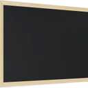 U Brands Chalboard, 18" x 24" Inches, Light Birch Wood Frame (310U00-01)