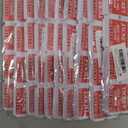 Pack Of 10 L LIKED 200 Raffle Tickets, 50/50 Double Roll Tickets for Event, Raffles, Carnival, Door Prizes and Class Reward (Red)