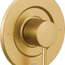 Moen Align Brushed Gold Pressure Balancing Single Shower Lever Handle, Posi-Temp Valve Required, T2191BG