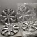 BDK (4-Pack) Premium 16" Wheel Rim Cover Hubcaps OEM Style Replacement Snap On Car Truck SUV Hub Cap - 16 Inch Set, Abs,Steel, Acrylonitrile Butadiene Styrene