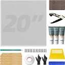 Drywall Repair Kit, Drywall Repair Panel 20" x20", Drywall Patch Kit for Large Hole, Sheetrock Repair Kit, Wall Surface Large Hole Fill Quick and Easy Solution