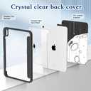 CISSOOK Compatible with iPad 11 Inch 2025 (A16) Case / 10.9 inch iPad 10th 2022 with Apple Pencil Holder, Auto Wake/Sleep, White Ditsy Floral Protective Cover