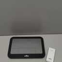 Atomic Clock,10" Digital Clock Large Display, Wall Clocks Battery Operated with Backlight, Wireless Outdoor Sensor, Alarm Clock Indoor Outdoor Temp, 4 Time Zones, Auto DST, Clock for Bedroom (Black)