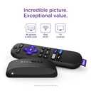 Roku Express 4K+ | Roku Streaming Device 4K/HDR with Voice Remote, Free & Live TV