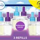 Febreze Plug in Air Fresheners, Mediterranean Lavender, Odor Eliminator for Strong Odors, Scented Oil Refill (3 Count) (0.87 Fl Oz (Pack of 3))