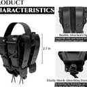 Double Handcuff Holster, Open Top Handcuff Case, Law Enforcement Cuff Pouch for Duty Belt/MOLLE Tactical Vest