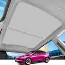 2025 Upgrade Sunshade Roof for Tesla Model Y Juniper [No-Gap/No-Sagging] Roof Sun Shade Heat Insulation Sunroof Shade for Tesla Model Y Juniper Accessories Gray
