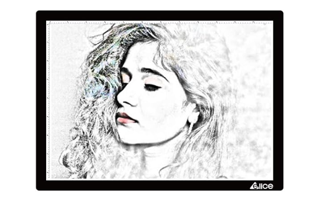 A3 Light Pad, Elice Tracing Light Box 3 Colors Mode Stepless and 6 Levels of Brightness Light Copy Pad, Wireless Rechargeable Led Light Board for Weeding Vinyl Diamond Painting Sketching (White)