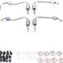 8PCS Fuel Injector Lines Tube Seal Set for Ford F250 F350 F450 F550 2011-2019 Super Duty 6.7L Powerstroke Diesel Engine F-650 F-750 2016-2019 Replaces BC3Z9229A BC3Z9229B BC3Z9229F