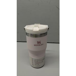 Stanley IceFlow Stainless Steel Tumbler with Straw - Vacuum Insulated Water Bottle for Home, Office or Car Reusable Cup with Straw Leak Resistant Flip Cold for 12 Hrs or Iced for 2 Days (Rose Quartz, 20 oz.)