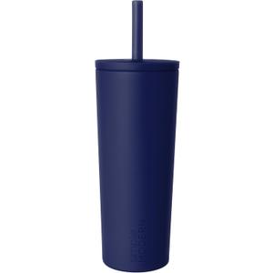 Simple Modern Insulated Tumbler with Lid and Straw | Leak-Proof Iced Coffee Cup | Ceramic-Lined Stainless Steel Travel Mug | Gifts for Women Her Him | Classic Signature | 24oz | Into The Night