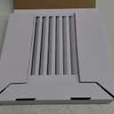 10" X 10" Aluminum Gable Vent with Screen, Effective Attic and Shed Ventilation Solution, Durable and Stylish Louvered Design for Optimal Airflow, Vent Opening: 8" X 8" (White)