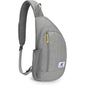 SKYSPER Sling Bag RFID Crossbody Sling Backpack Cross Body Shoulder Travel Bag Hiking Daypack for Women Men(Darkgrey)