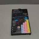Monster 4 Pack LED USB Smart Light Strips with App Control: Multi-Colored PVC & ABS, Automotive Novelty, Car LED Lights
