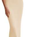 PRETTYGARDEN Women's Off The Shoulder Maxi Dresses 2025 Summer Formal Elegant Cocktail Party Wedding Guest Long Dress (Apricot)