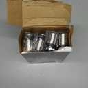 Chumia 20 Pcs Door Stopper Mounted Floor Stops Stainless Steel Cylindrical Stopper Modern Decorative Rubber Bumper Stops Holder Wall Protector for Bottom or Top of Door (Silver)