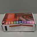 Battery Operated Wall Sconce Set of Two: 10000mAh Wireless Wall Light with Rechargeable Magnetic Bulb - Dimmable Wall Lamp with 7 RGB Colors - Linen Shade Sconces with Remote for Bedroom Living Room (Cream)