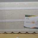 Scalloped Bulletin Board 40x30 inches, Decorative Felt Pin Board for Wall