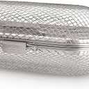 Napoleon Rotisserie Grill Basket - Stainless Steel, Fits Standard Spit Rods, Best For Wings, Fries And Roasted Veggies