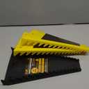 KJE 4Pack Magnetic Wrench Organizer, 64-Slot Wrench Rack Tool Trays, Magnetic Wrench Set Holder SAE(1/4" - 1-1/16") and Metric(6MM-24MM) (2Pack Black & 2Pack White)