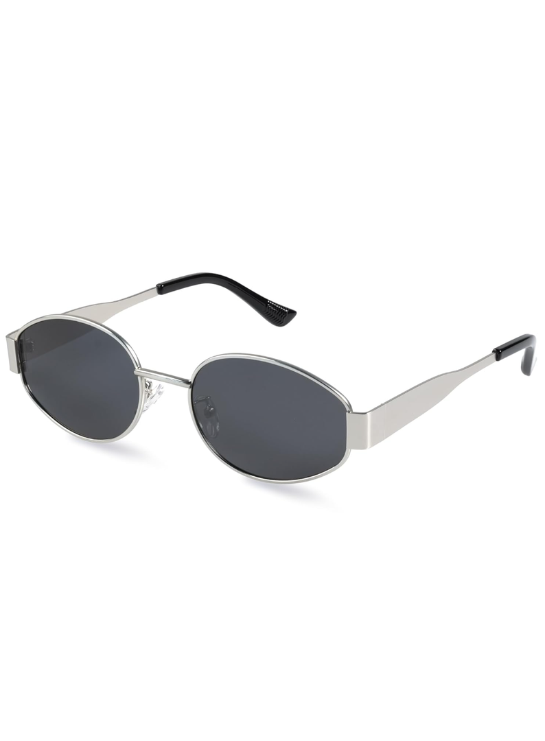 livho 2025 Trendy Oval Sunglasses - Stylish Polarized Shades for Everyday - Retro Metal Frames