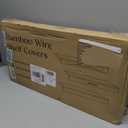 Wire Shelf Covers,24" W x 12" D,4pcs,Natural